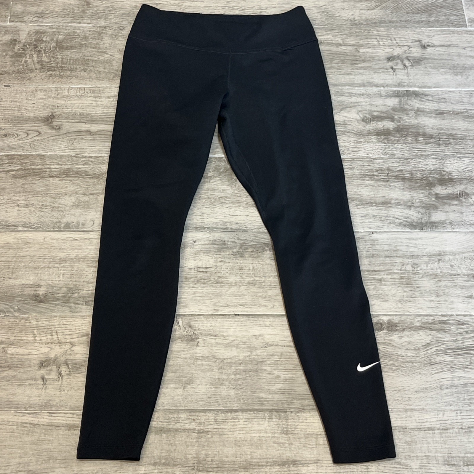Nike Therma-Fit One Women's Mid-Rise Leggings Black Size Medium Dd5475-010